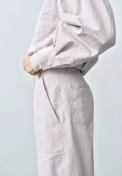 Брюки Mango, сиреневый