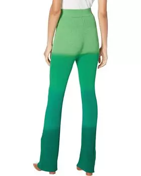 Брюки MANGO Snake Trousers, зеленый