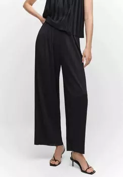 Брюки Mango Veronab A, zwart