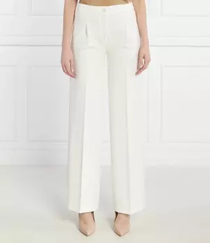 Брюки Marc Cain flare fit high waist, экрю