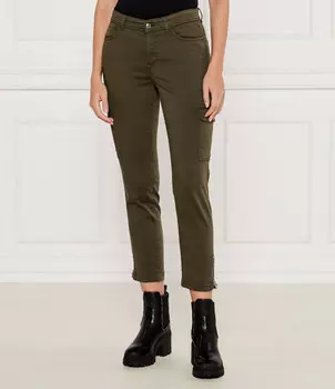 Брюки Marc Cain Silea Slim Fit, оливково-зеленый
