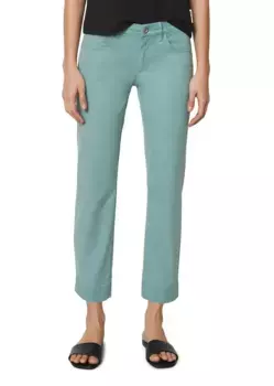 Брюки Marc O'Polo 7/8 "LULEA SLIM", классические, подчеркивающие фигуру, с пятью карманами, бирюзовый