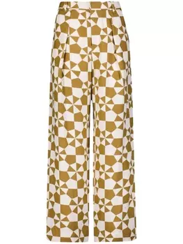 Брюки Marella с принтом Mara Hoffman, зеленый