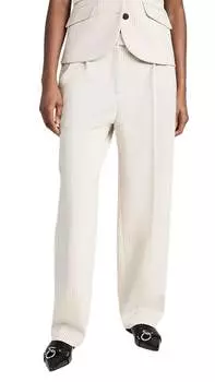 Брюки Marianne Ponte цвета слоновой кости/полоска rag & bone