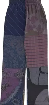 Брюки Marine Serre Arthropoda Silk Scarves Lounge Pants 'Grey', серый