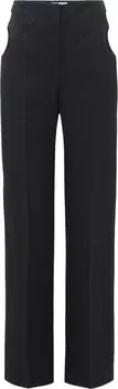 Брюки Marine Serre Moon Diamant Jacquard Tailored 'Black', черный