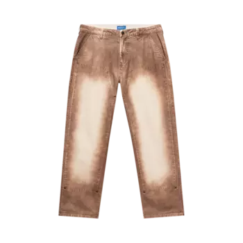 Брюки Market Margins Double Knee 'Ecru', белый