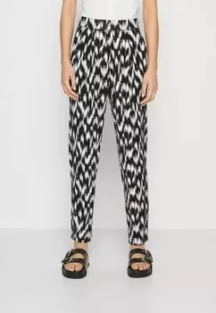 Брюки Marks & Spencer, черно-белый
