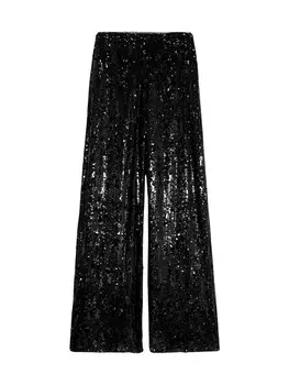 Брюки Marks & Spencer Wide leg Pants, черный