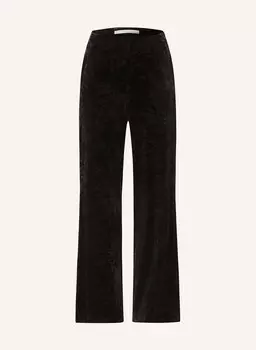 Брюки Марлен Анаис из бархата. Raffaello Rossi, черный