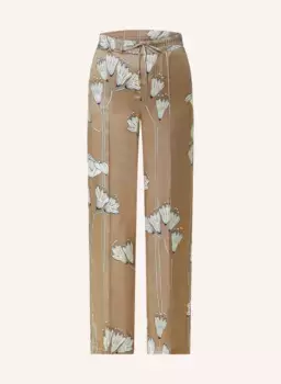 Брюки марлен avril из атласа Cambio, коричневый