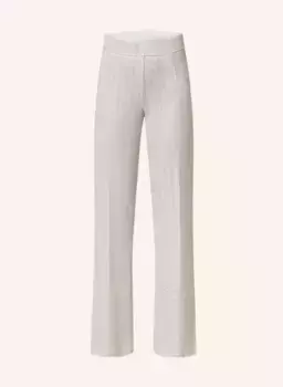 Брюки марлен francis из блестящей пряжи Cambio, серебряный