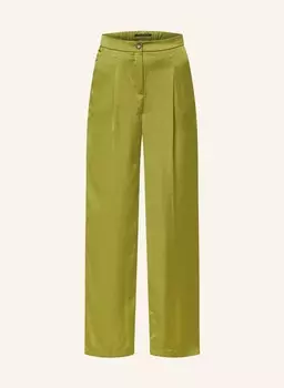 Брюки Марлен из атласа. Luisa Cerano, зеленый