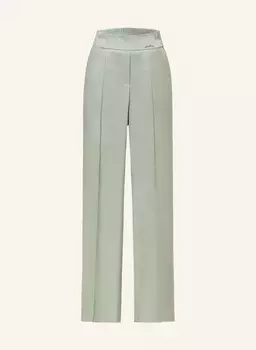 Брюки марлен из атласа MARC CAIN, цвет 503 frozen sage