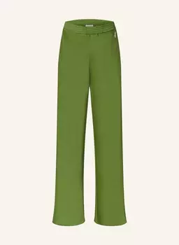 Брюки Марлен из атласа. Patrizia Pepe, зеленый