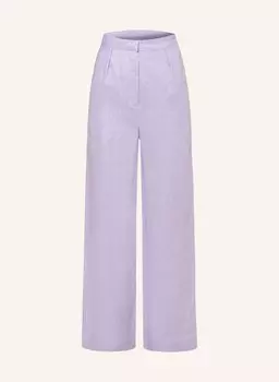 Брюки марлен из льна darling harbour, цвет VIOLA