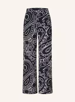 Брюки Марлен из льна Seidensticker, черный