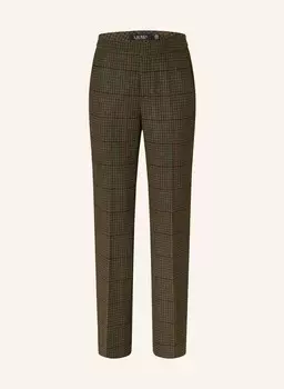 Брюки марлен LAUREN RALPH LAUREN, оливковый/красный/темно-красный
