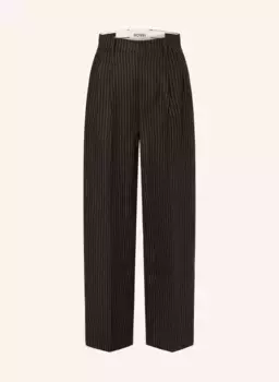 Брюки марлен noa из льна Rossi, черный