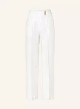 Брюки марлен REISS HOLLIE mit Leinen, экру