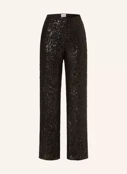 Брюки Марлен с пайетками Claudie Pierlot, черный
