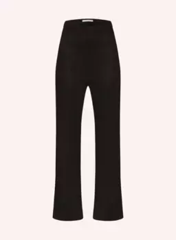 Брюки марлен тройной из трикотажа Mac Daydream, черный