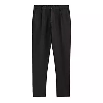 Брюки Massimo Dutti 100% Linen Darted, черный
