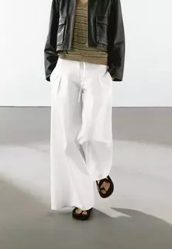 Брюки Massimo Dutti, белый