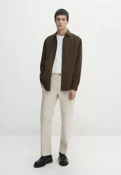 Брюки Massimo Dutti, цвет beige