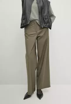 Брюки Massimo Dutti, цвет khaki