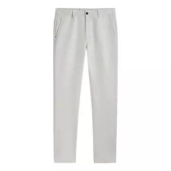 Брюки Massimo Dutti Linen Blend Tapered Fit, серый