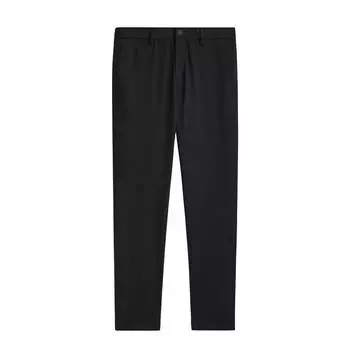Брюки Massimo Dutti Party Tapered Fit Chino, темно-синий