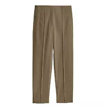Брюки Massimo Dutti Slim Fit Technical, коричневый