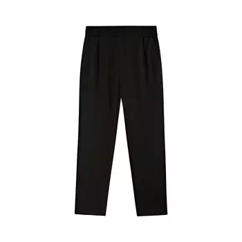 Брюки Massimo Dutti Straight Crepe Trousers, черный