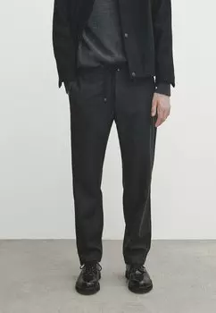 Брюки Massimo Dutti, темно-серые