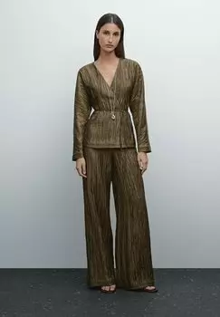 Брюки Massimo Dutti, золотистый