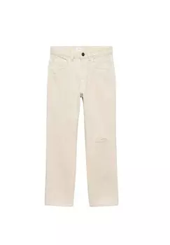 Брюки MATIAS Mango Kids, белый