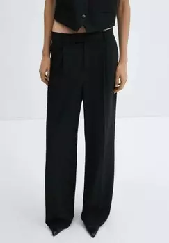 Брюки MAURA Mango, цвет black