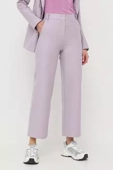 Брюки Max Mara для отдыха Max Mara Leisure, фиолетовый