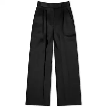 Брюки Max Mara Zinnia Scuba Wide Leg, черный