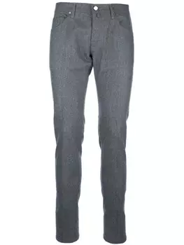 Брюки меланж Jacob Cohn, серый