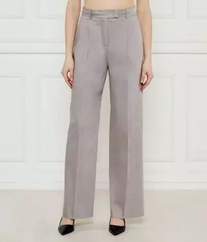 Брюки меланжевые Flare fit Max&Co., серый