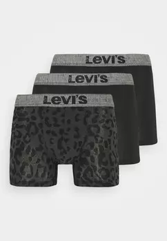 Брюки MEN GIFTBOX LEOPARD BOXER BRIEF 3 PACK Levi's®, черный