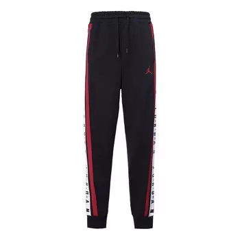 Брюки men's fleece casual black long pants/trousers Air Jordan, черный