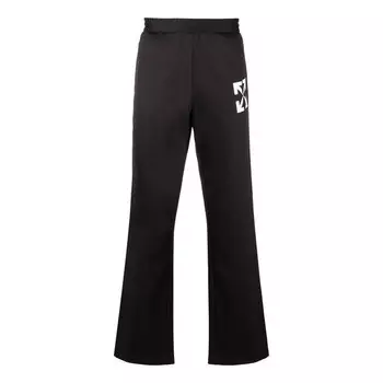 Брюки men's fw22 casual arrow pattern sports pants/trousers/joggers black Off-White, черный