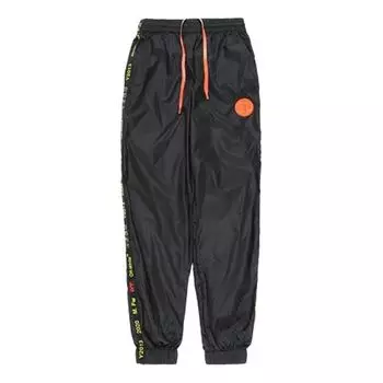 Брюки men's track pants thin sports pants/trousers/joggers black Off-White, черный