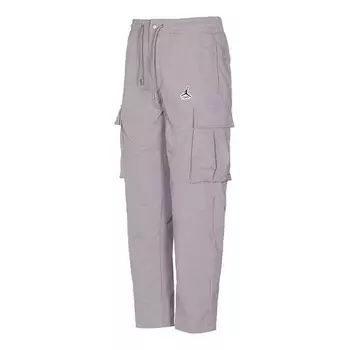 Брюки men's utility big pocket cargo casual long pants/trousers autumn gray Air Jordan, серый