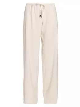 Брюки Mentalo с широкими штанинами и кулиской Jacquemus, бежевый