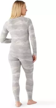 Брюки Merino 250 Base Layer Bottoms Smartwool, цвет Light Gray Mountain Scape