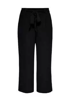 Брюки-Мешки с завязывающимся поясом на высокой талии Only, черный